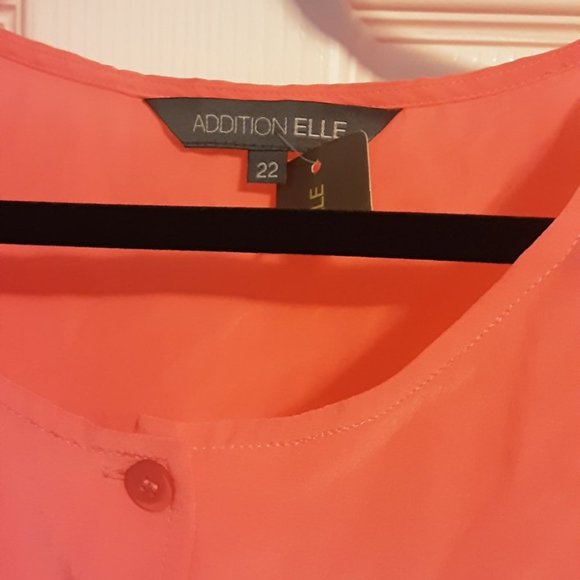 NWT Addition Elle 100% Silk Top Size 22 - Picture 3 of 6